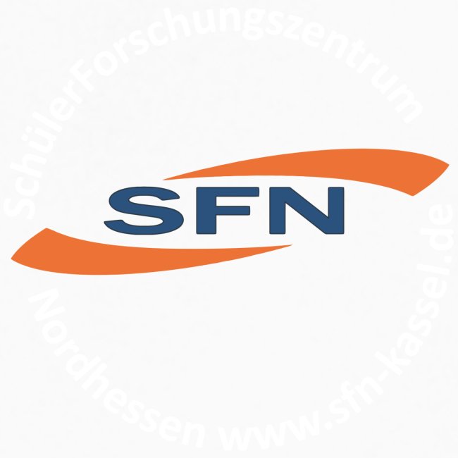 SFN Logo mit rundem Text in weiß