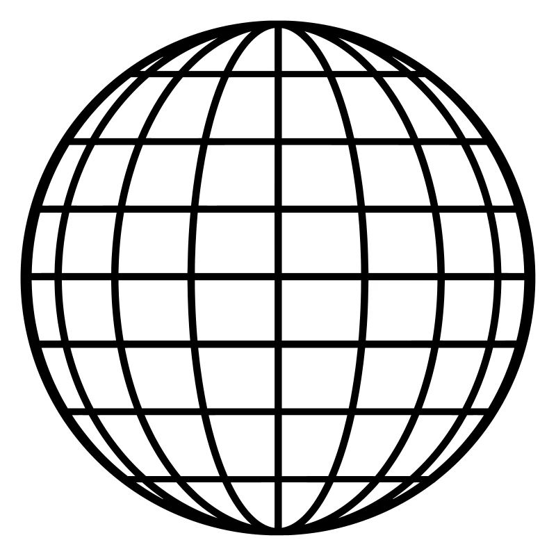 Sphere Globe Circle Round Geometric Shape