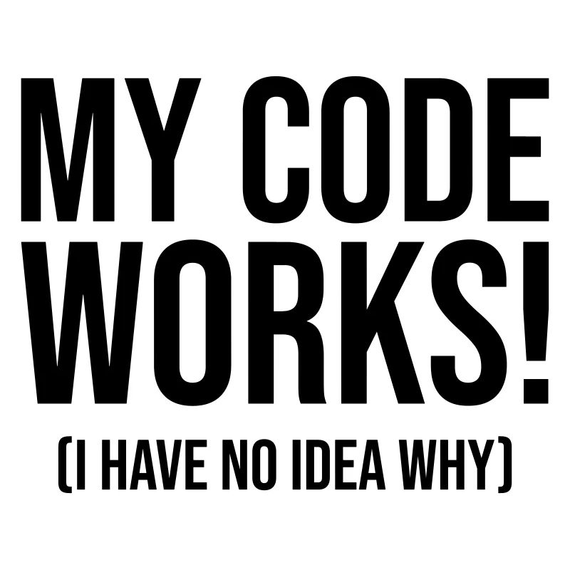 My code works! (I have no idea why)
