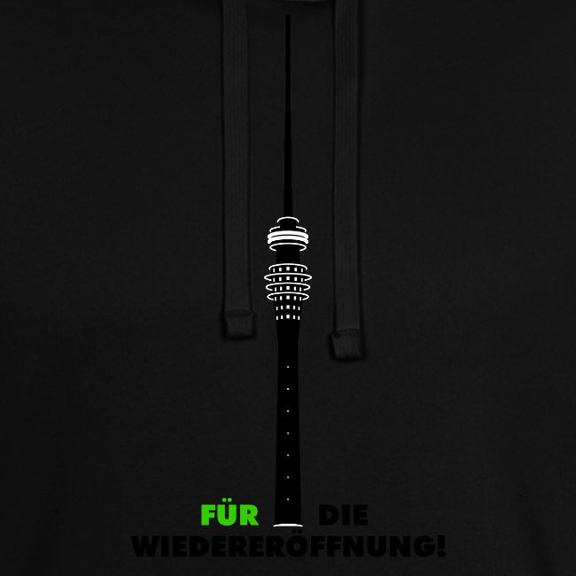 Fernsehturm Dresden schwarz