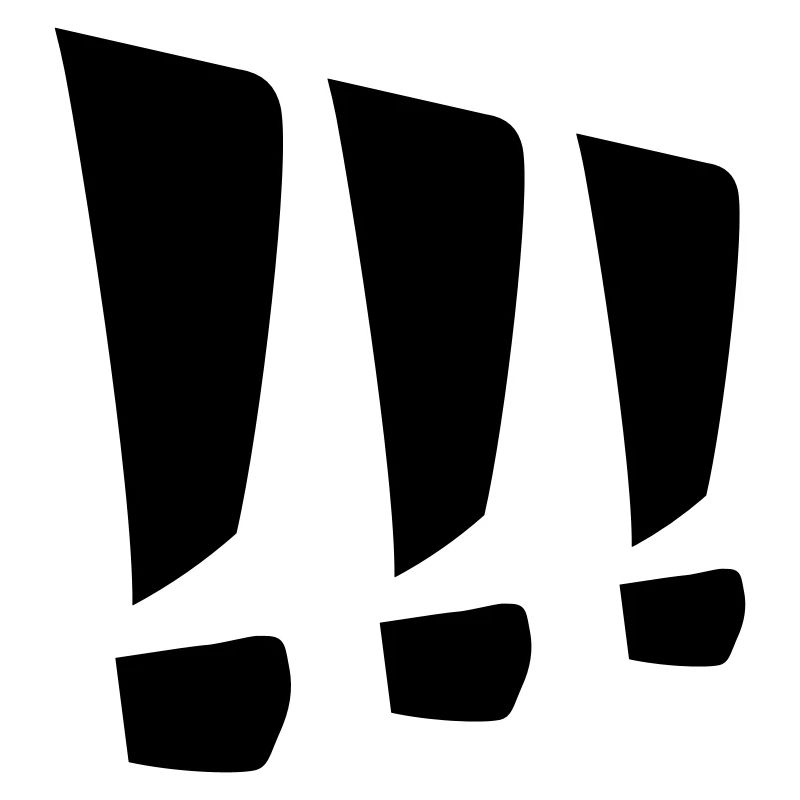 point d'exclamation