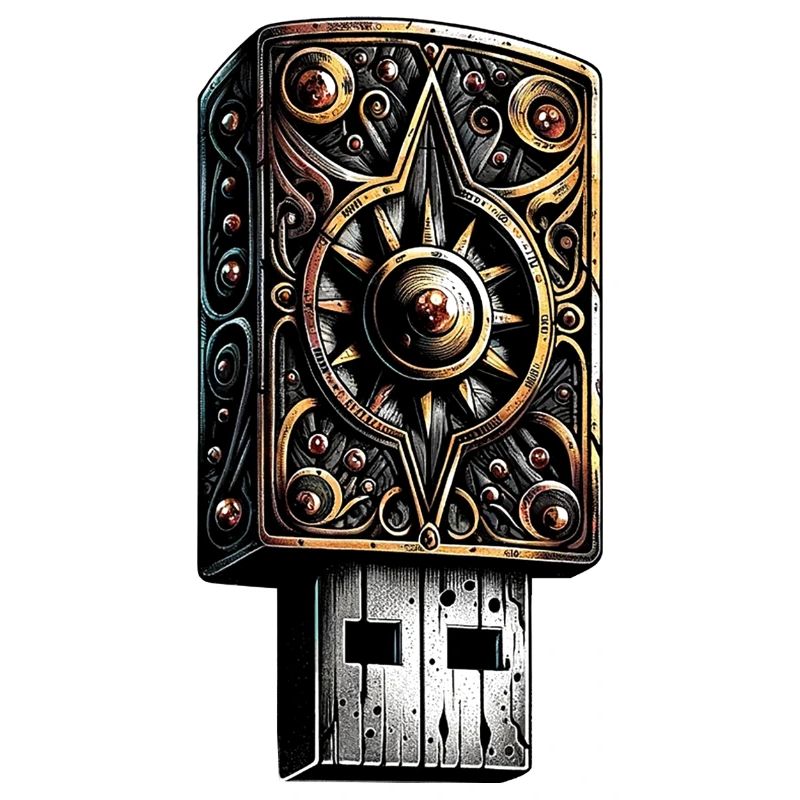 Dunkler USB-Stick