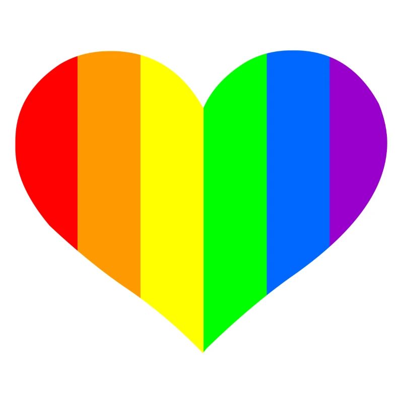 Regenbogen Herz