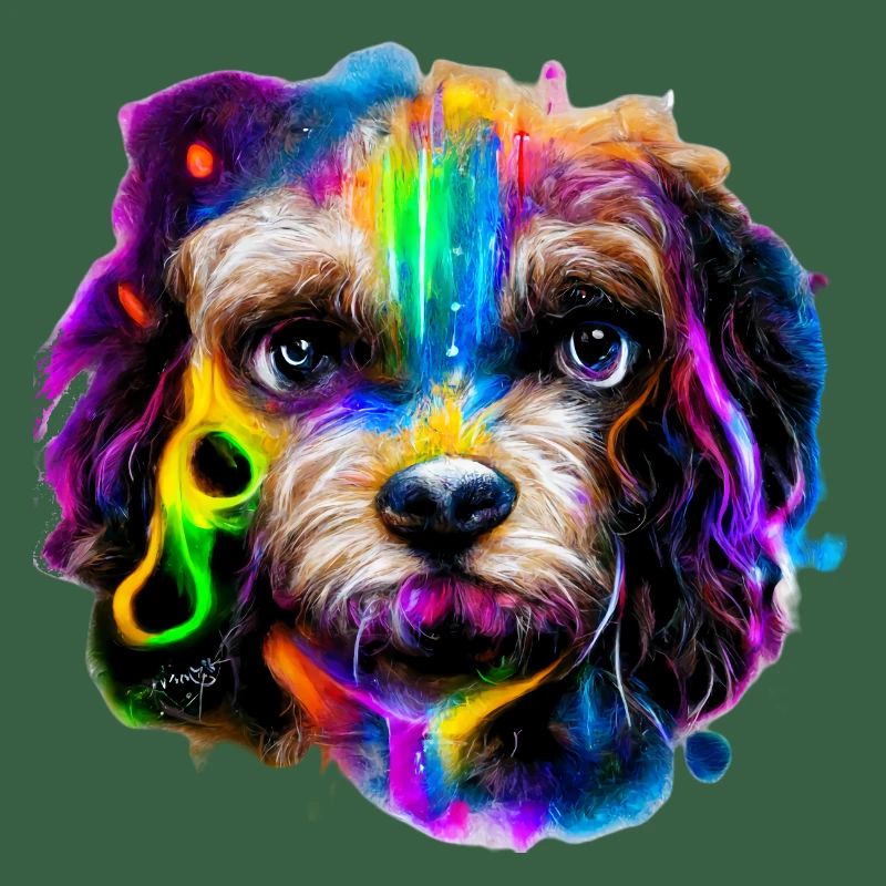 Cavapoo design in color