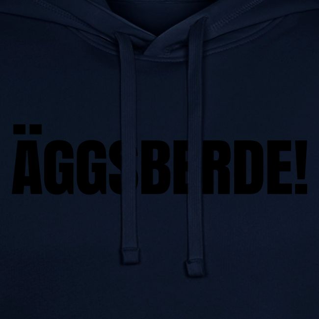 Äggsberde schwarz einzeilig