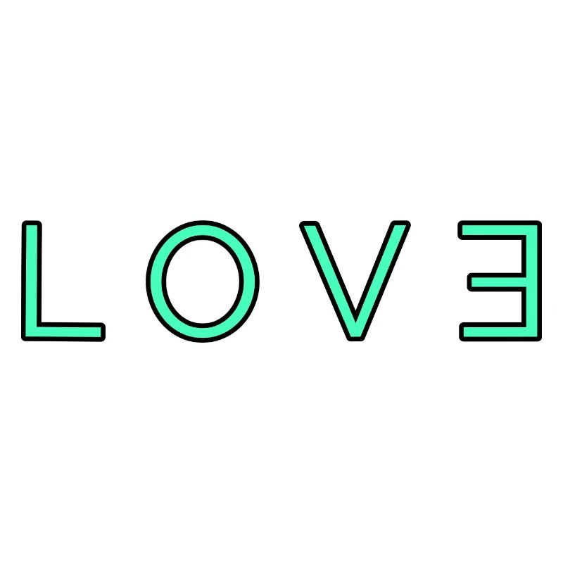 Logo d’amour Turquoise
