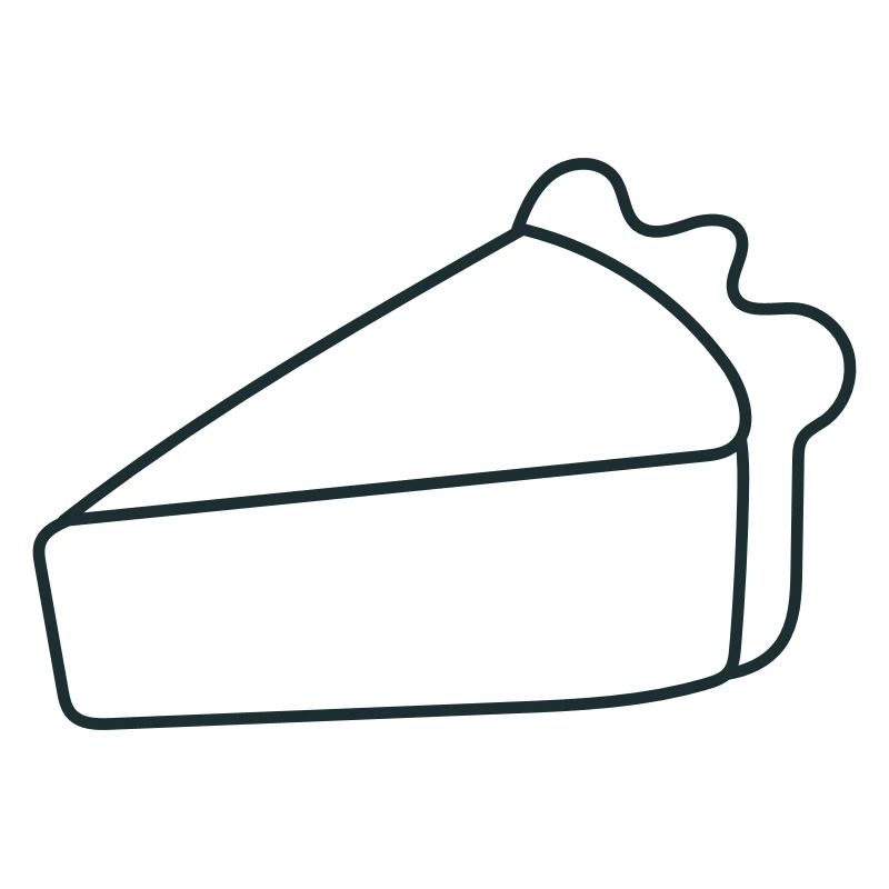 Ein einziges Stück Kuchen