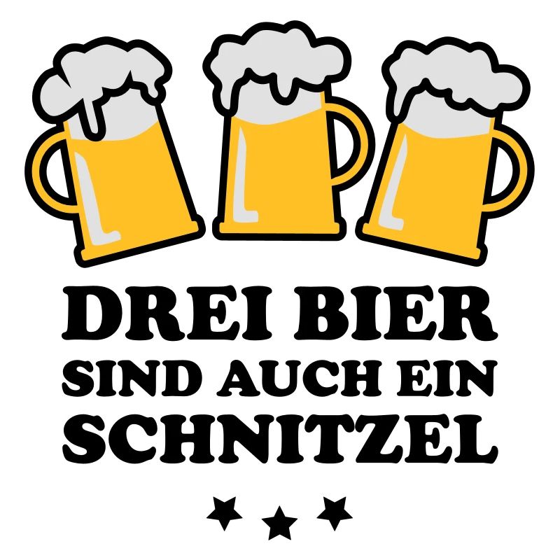 3 Drei Bier ein Schnitzel