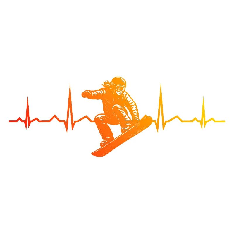 Snowboard motif with recognition value