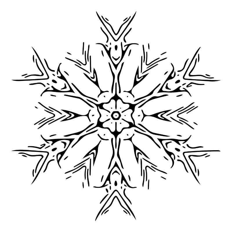 Mandala Lines Abstract Shape Pattern