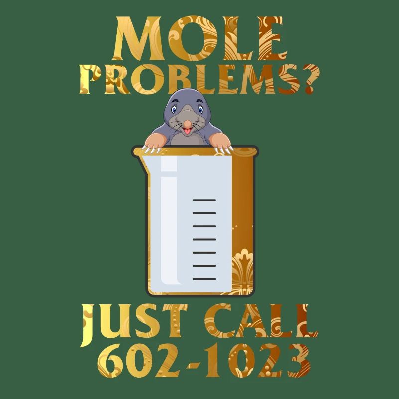 Mole Day Beaker Cute Mole Rat Problems Just Call