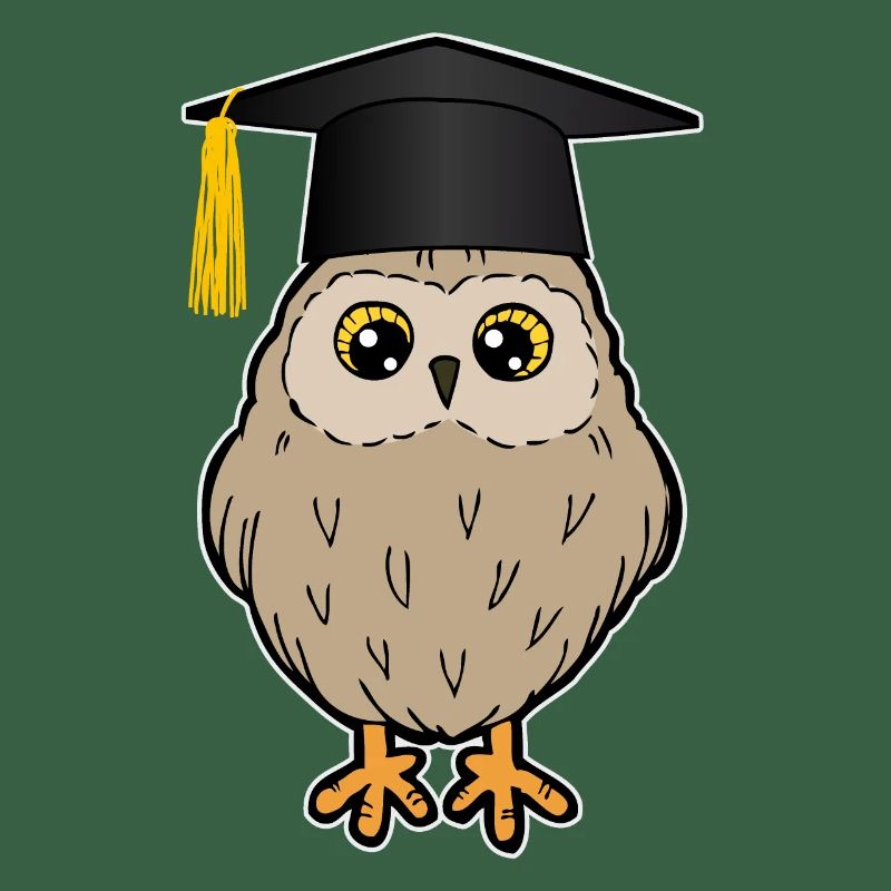 Bachelor Master Studium Abschluss Eule Lustig