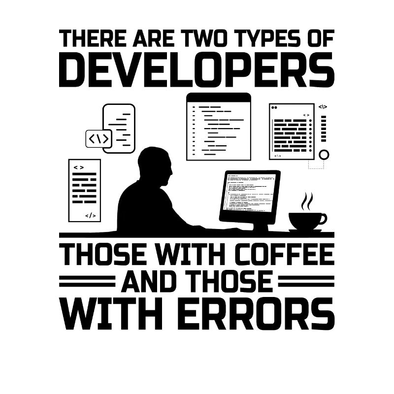 Kaffee-Codierung Programmierer Programmierer Entwickler Nerd Coff