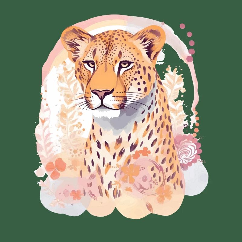 Guépard Fleurs de guépard