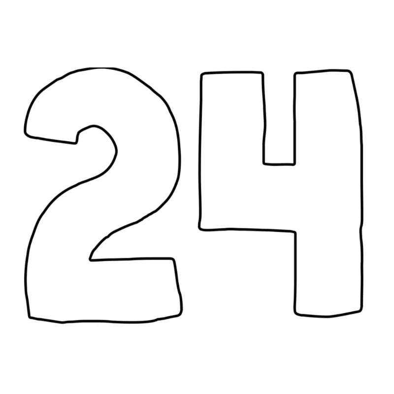 24 schwarzer rahmen