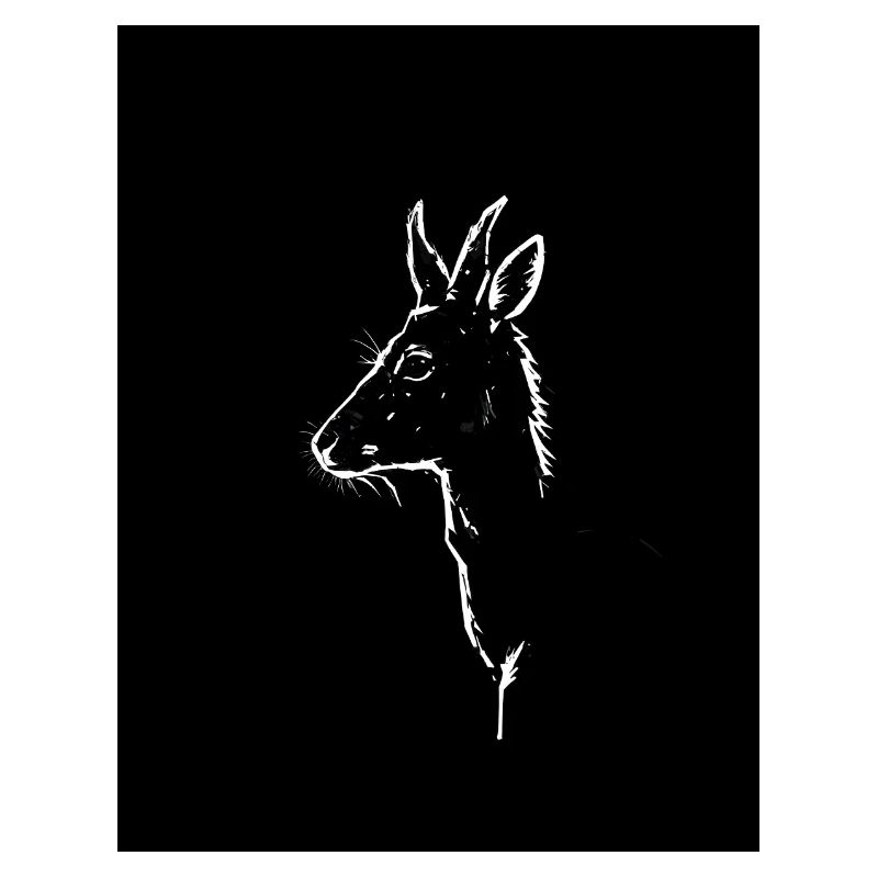 Silhouette einer Antilope