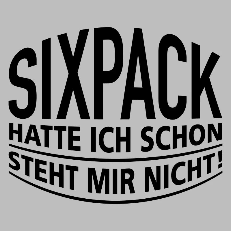 Sixpack Bier Bauch Muskel Body Builder Figur