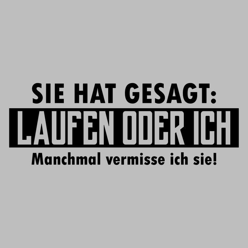 laufen oder ich