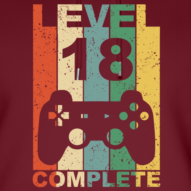 18. Geburtstag 18 Jahre Level Complete