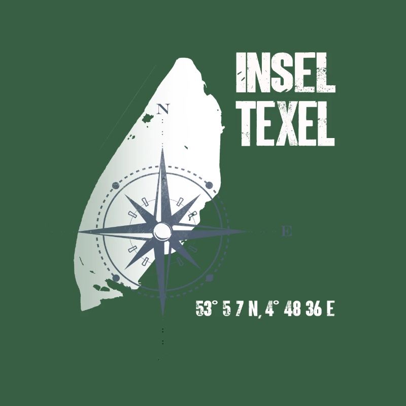 Texel North Sea island coordinates map vacation