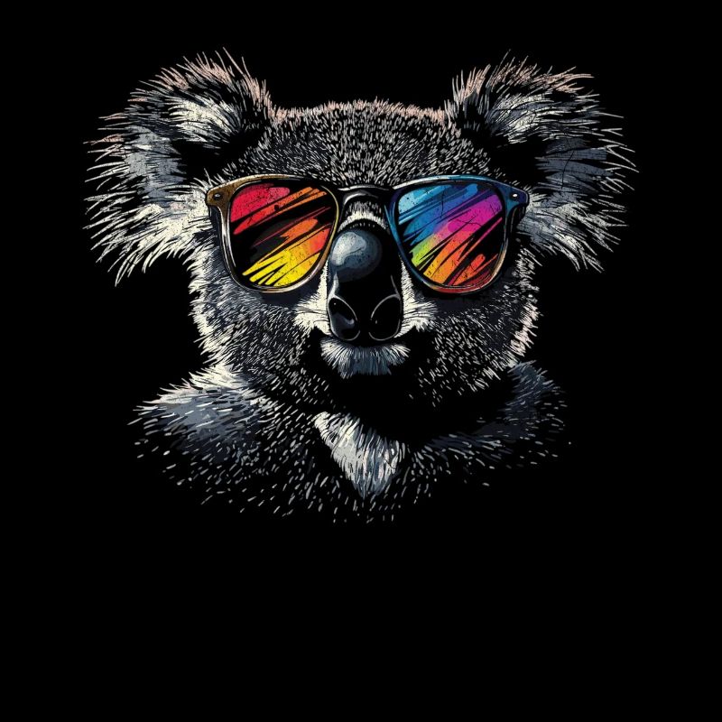 Koala avec lunettes de soleil
