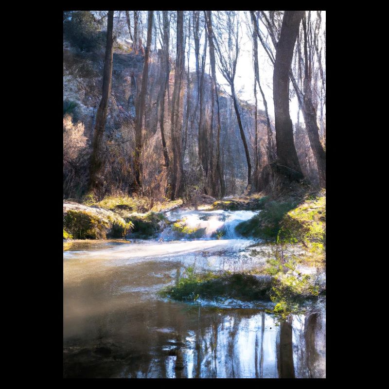 Forest River Wasserfall