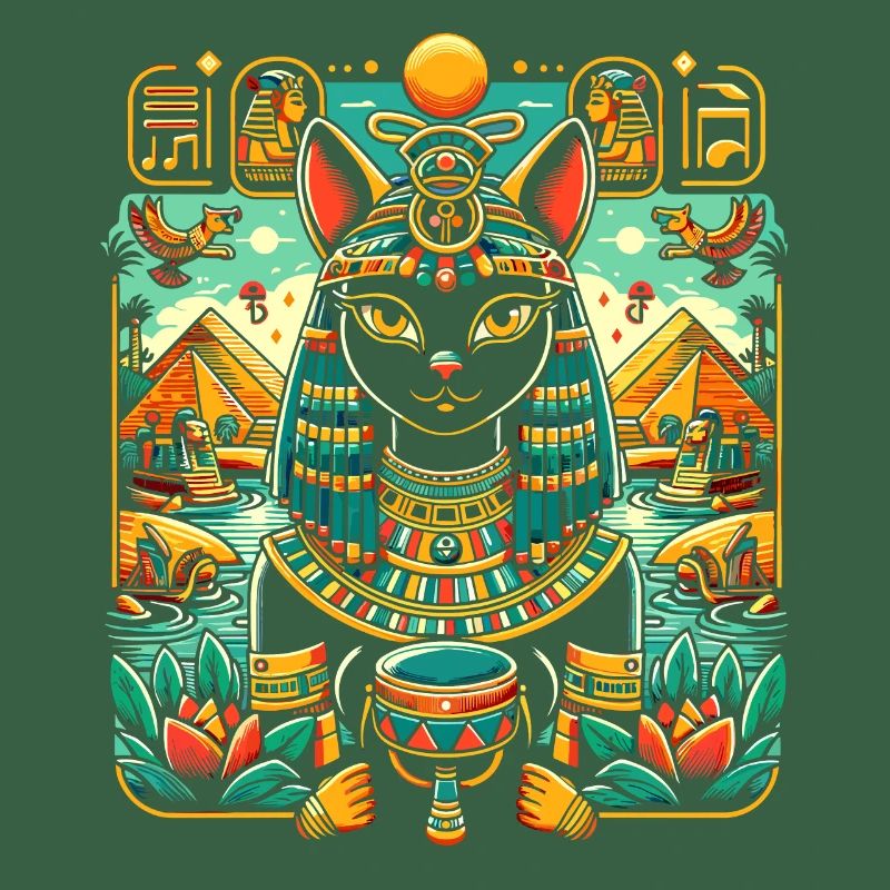 Bastet Déesse égyptienne Égypte Pyramide Égypte