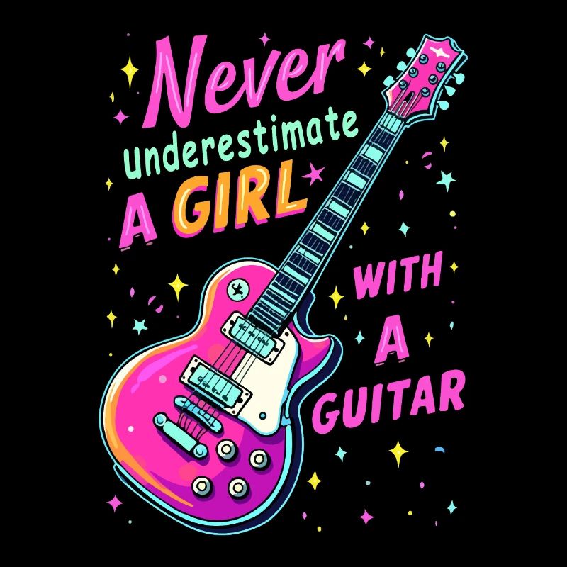 Mädchen mit Gitarre