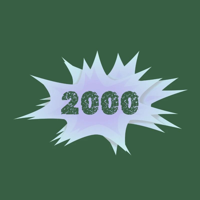 Speech bubble 2000