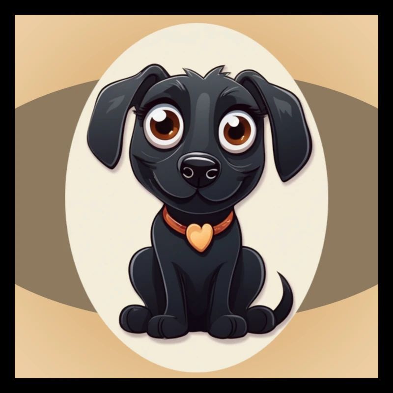 Dessin animé de chien 6