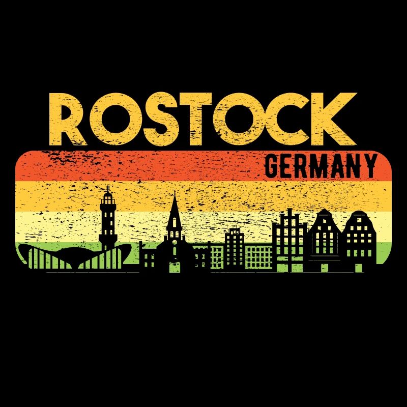 Rostock Rostocker Skyline Geschenk