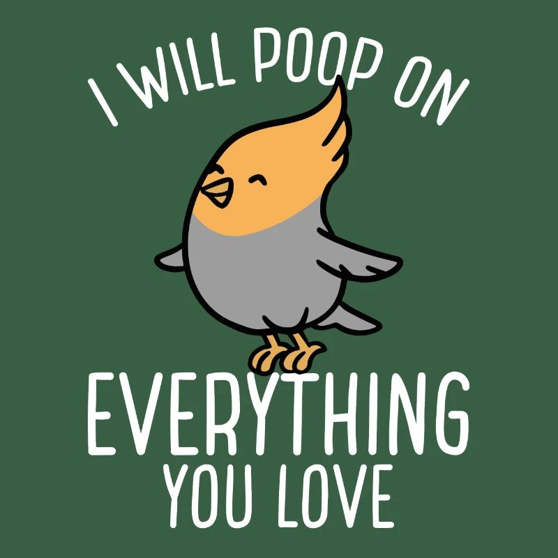 Parrot will poop on everything