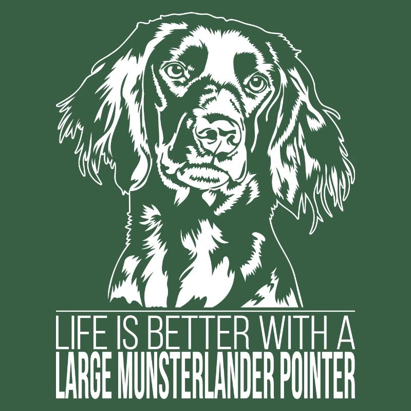 Large Munsterlander Pointer life is better Hunde
