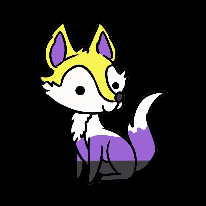 Nonbinary Fox Nonbinary Pride