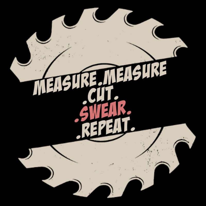 Measure Cut Swear Repeat Carpenter