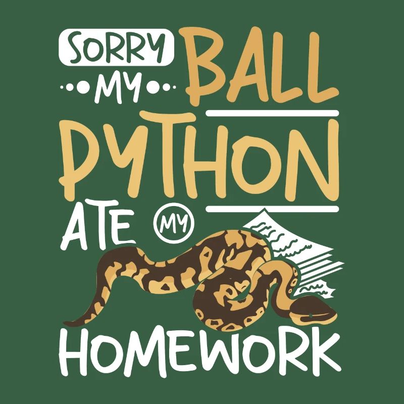 Désolé, mon python royal a mangé mes devoirs