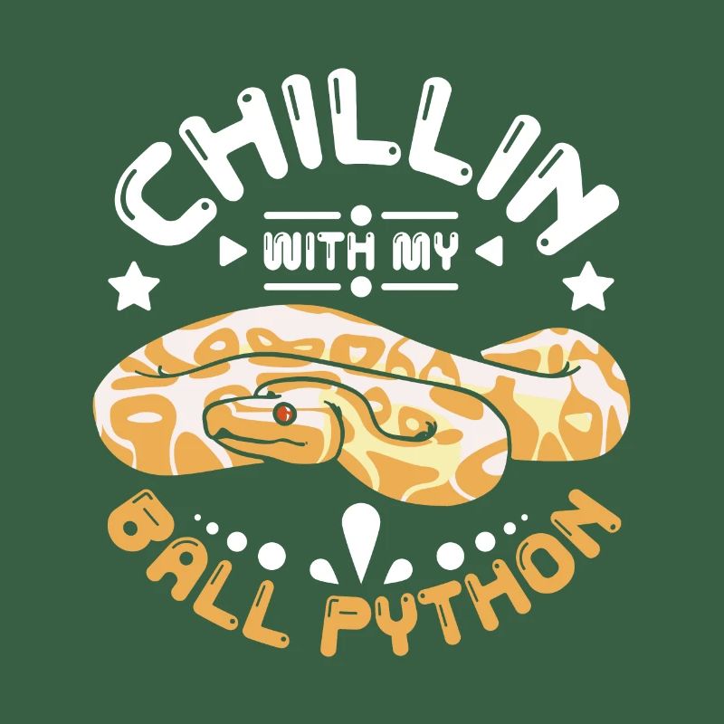 Chillin avec mon python royal