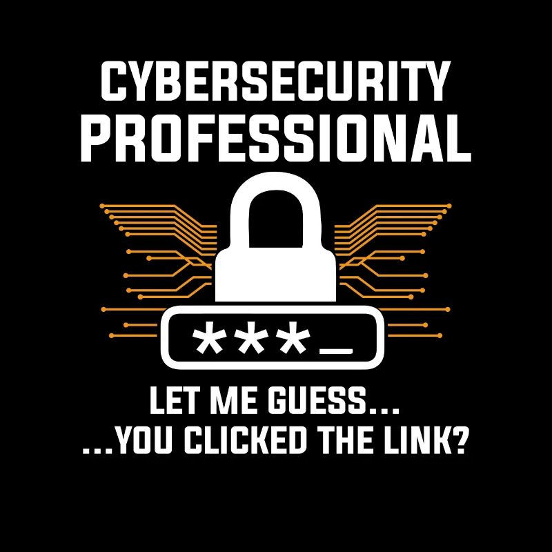 Cybersecurity Professional You Clicked Link