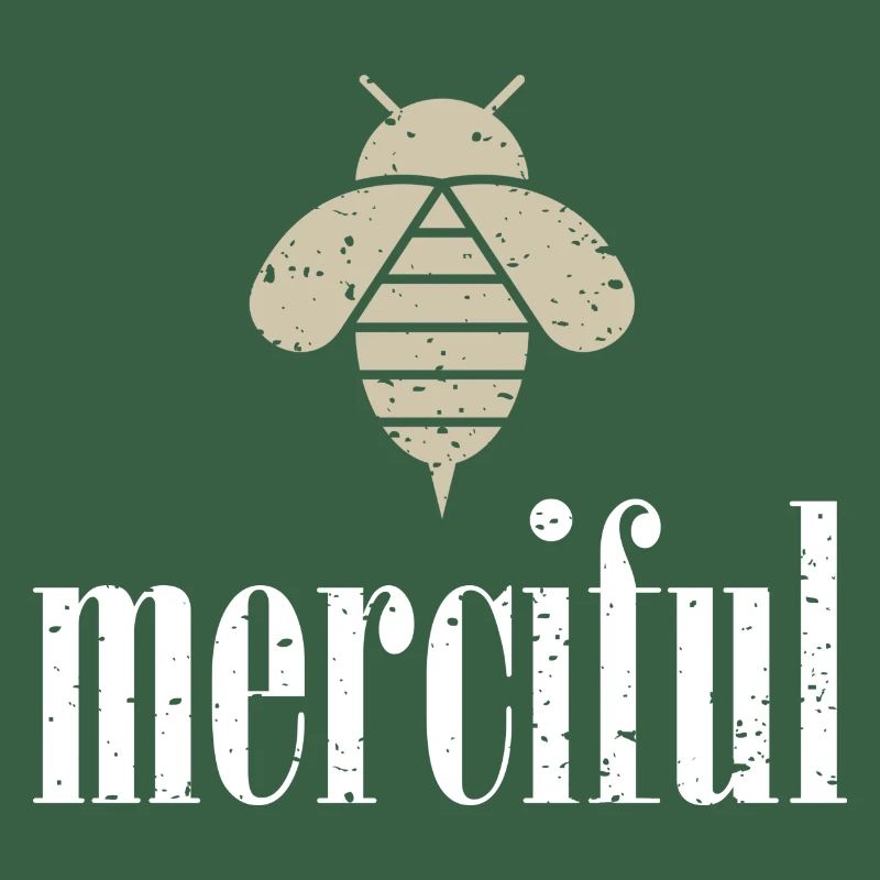 Beige Bee Merciful Biene Be Merciful