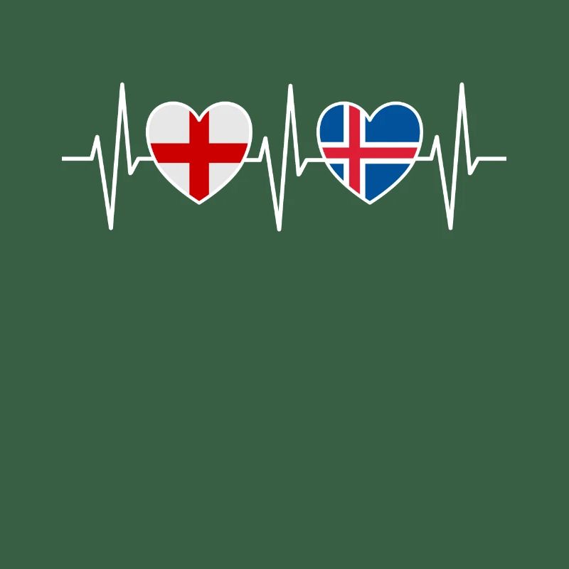 Drapeaux de l’Angleterre et de l’Islande