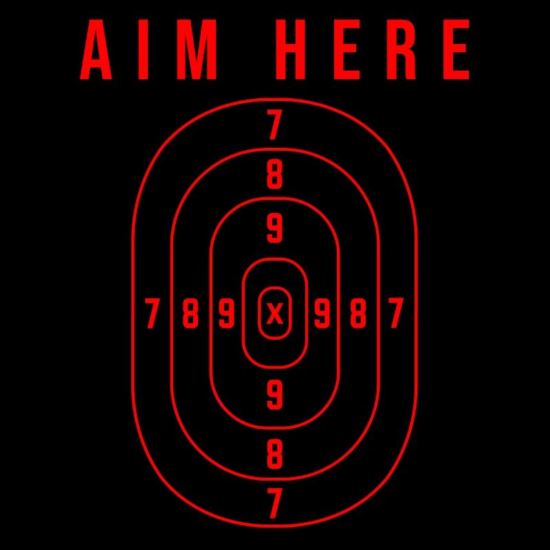 Aim Here - Shooting Range Target