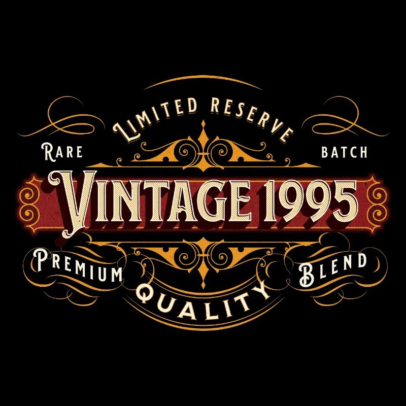 Vintage 1995 Premium Design Geschenkidee