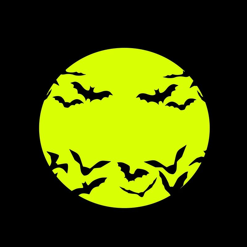 Fledermaus, Fledrdermäuse und Mond