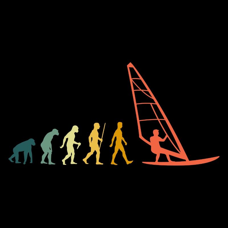 Windsurfen Evolution Retro Windsurfer Windsurfing