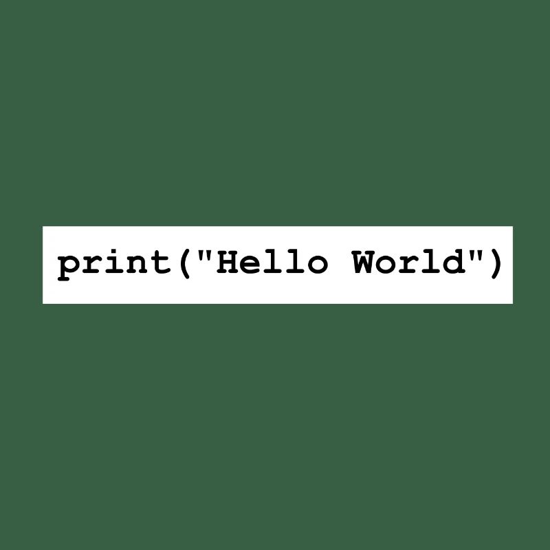 Cadeau du programme de développement Hello World Python