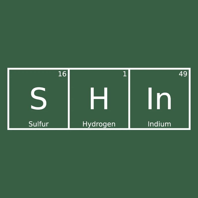 Shin Name First Name Chemistry Periodic Table Elements