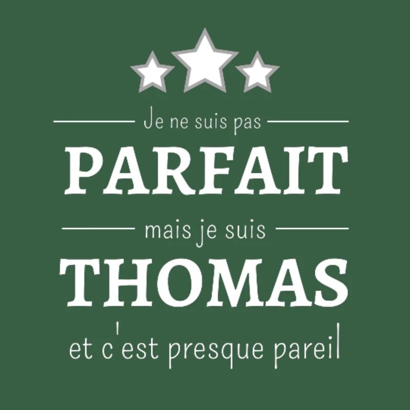 Ich bin nicht perfekt, aber ich bin Thomas.