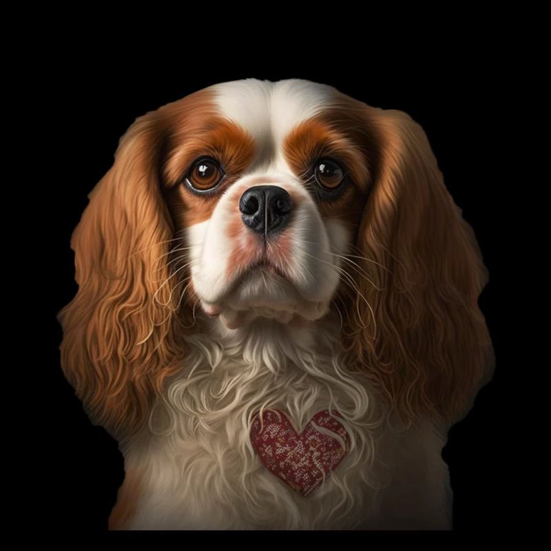 Cavalier King Charles Spaniel Saint-Valentin