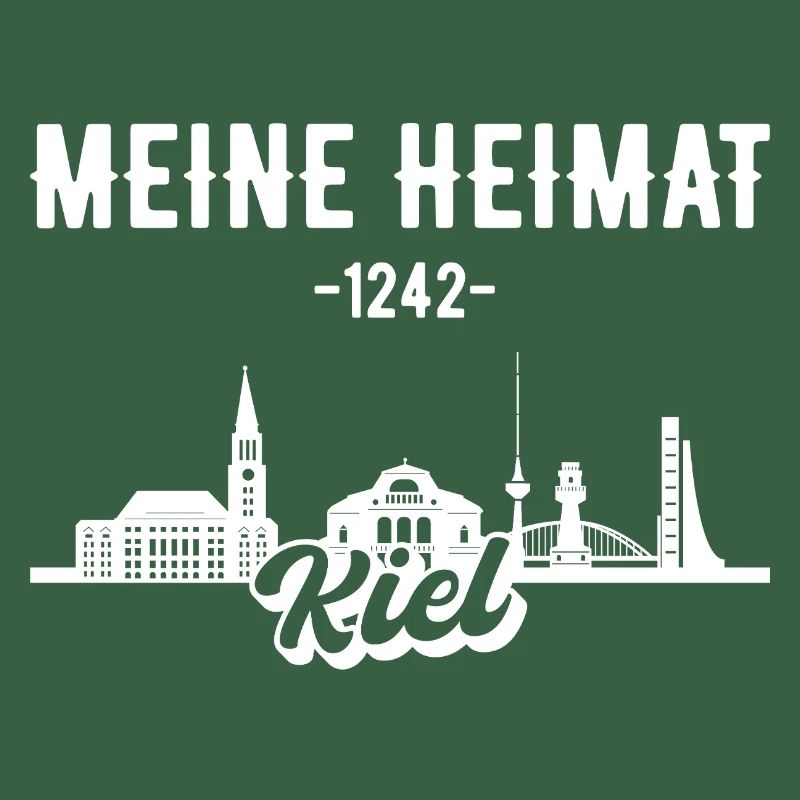 Kiel Skyline Geschenk