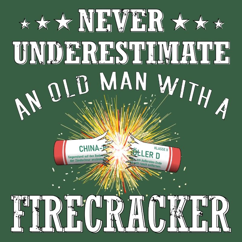 Old Man Firecracker Pyro